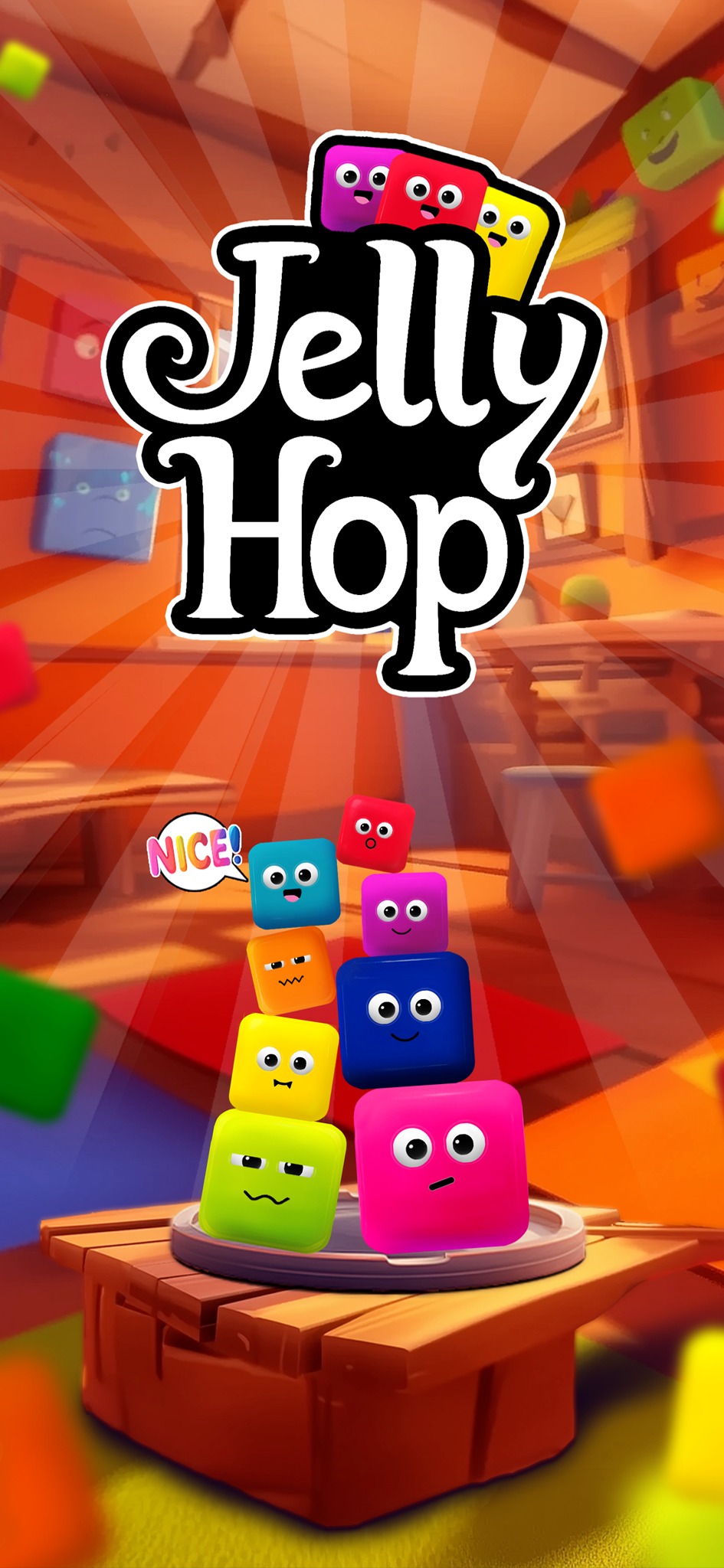 Jelly Hop podgląd na telefonie